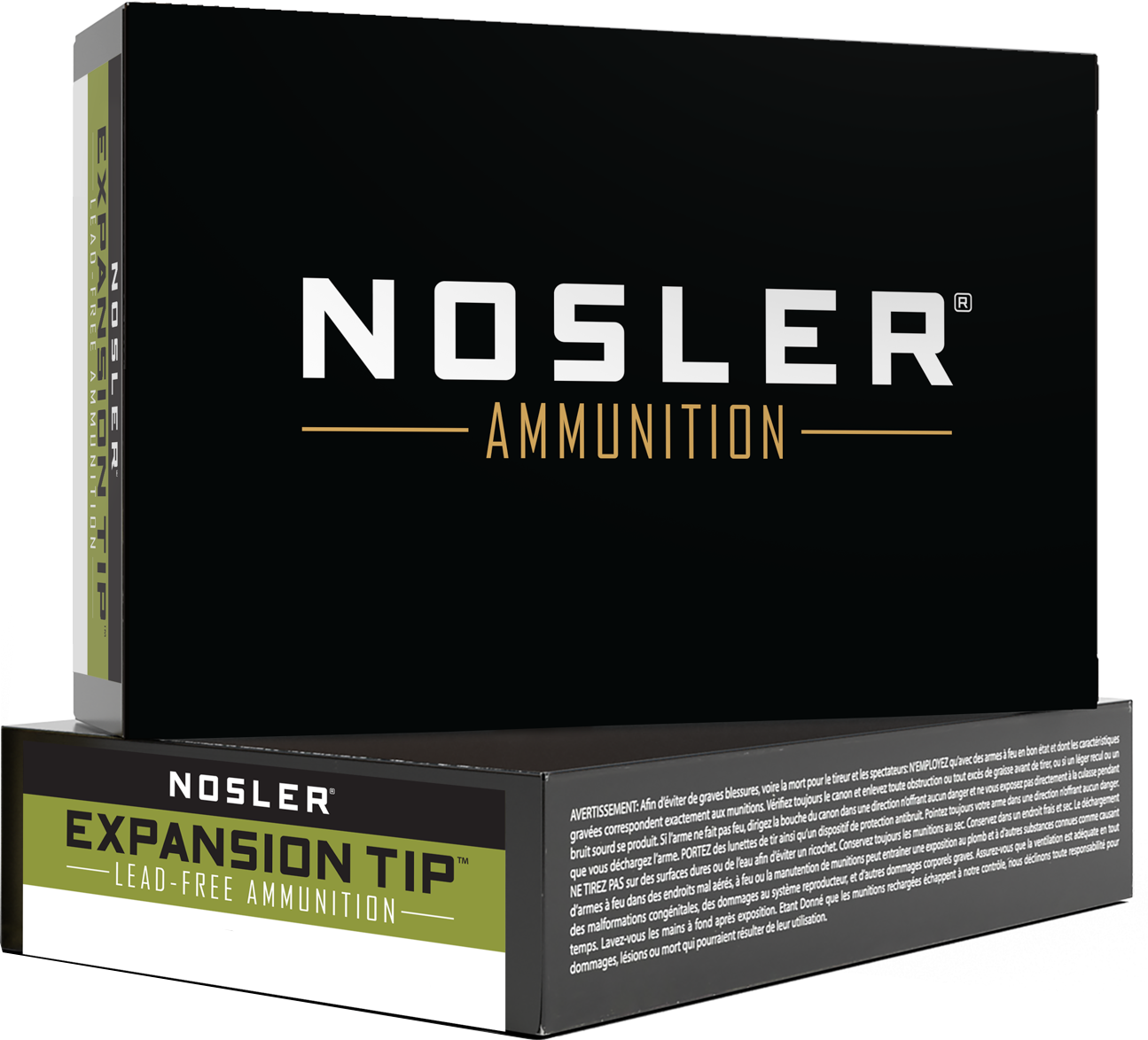 Nosler ETA 300 Weatherby Magnum 180 Grain Expansion Tip Spitzer Brass Cased Centerfire Rifle Ammunition