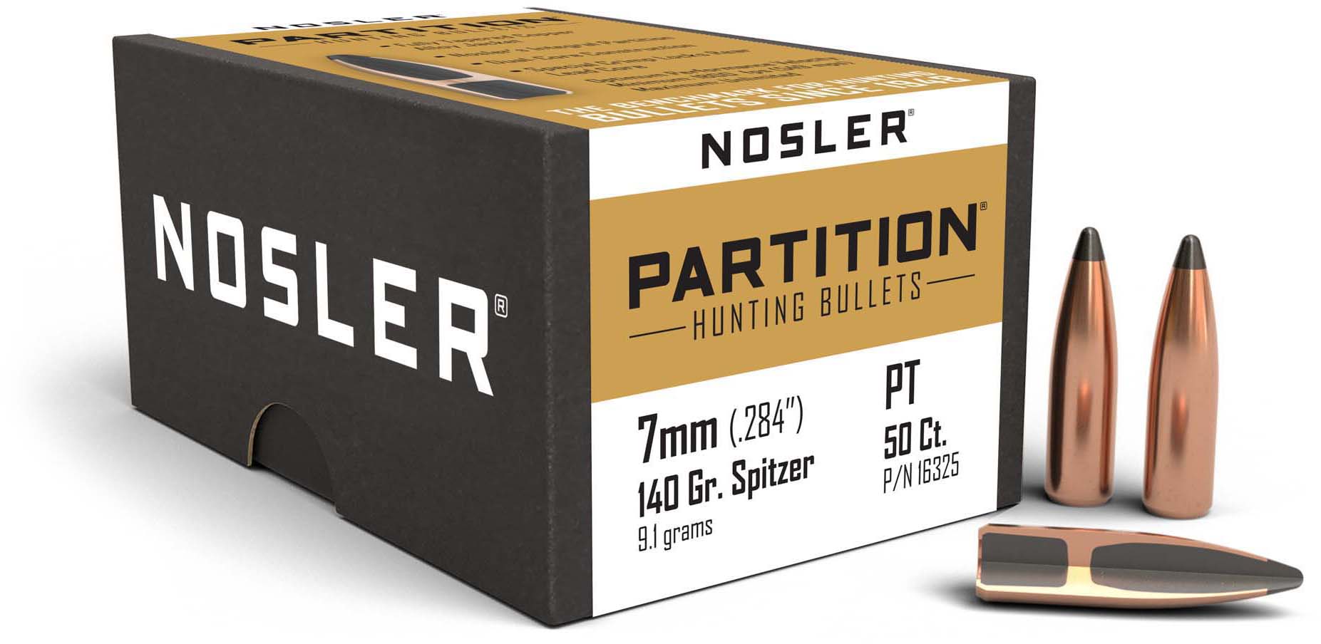 Nosler Partition Rifle Bullet 7mm 160gr