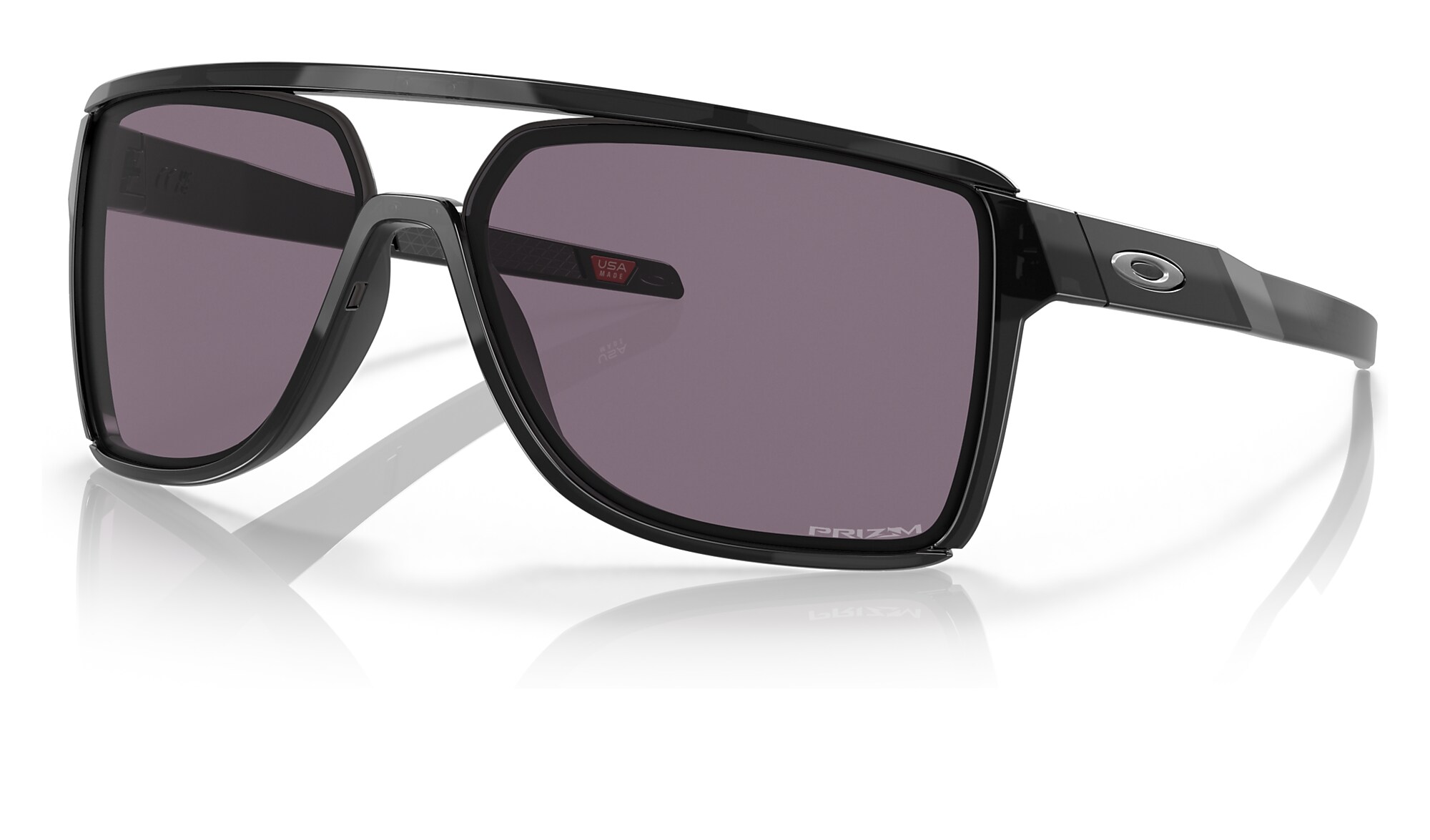 Castel Prizm Dark Golf Lenses, Matte Black Frame Sunglasses