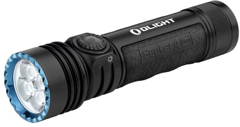 OLIGHT Seeker 4 Pro Rechargeable Flashlight Powerful 4600 Lumen W/ USB C  Holster