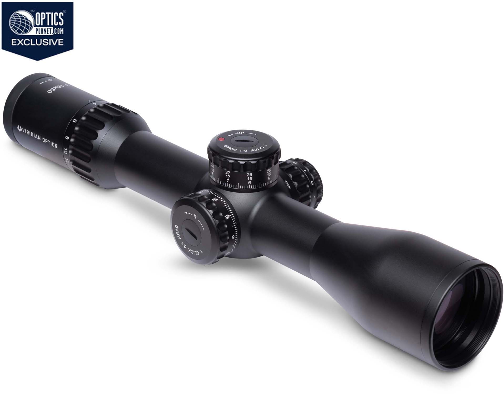 Viridian Exclusive Xactus 318x50mm Rifle Scope 34mmTube