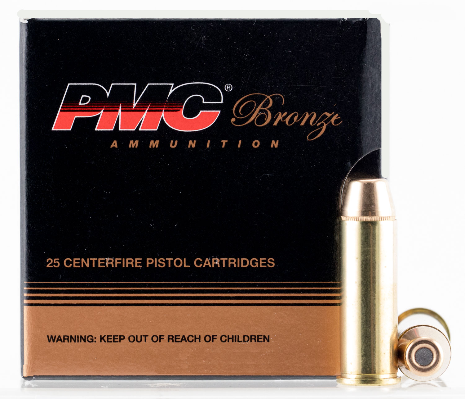 PMC Ammunition Bronze .44 Remington Magnum 240 Grain Truncated Cone Soft Point Brass Cased Pistol Ammunition