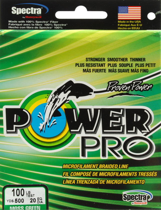 Power Pro 100Lbx500Yd Green PP Braid Line