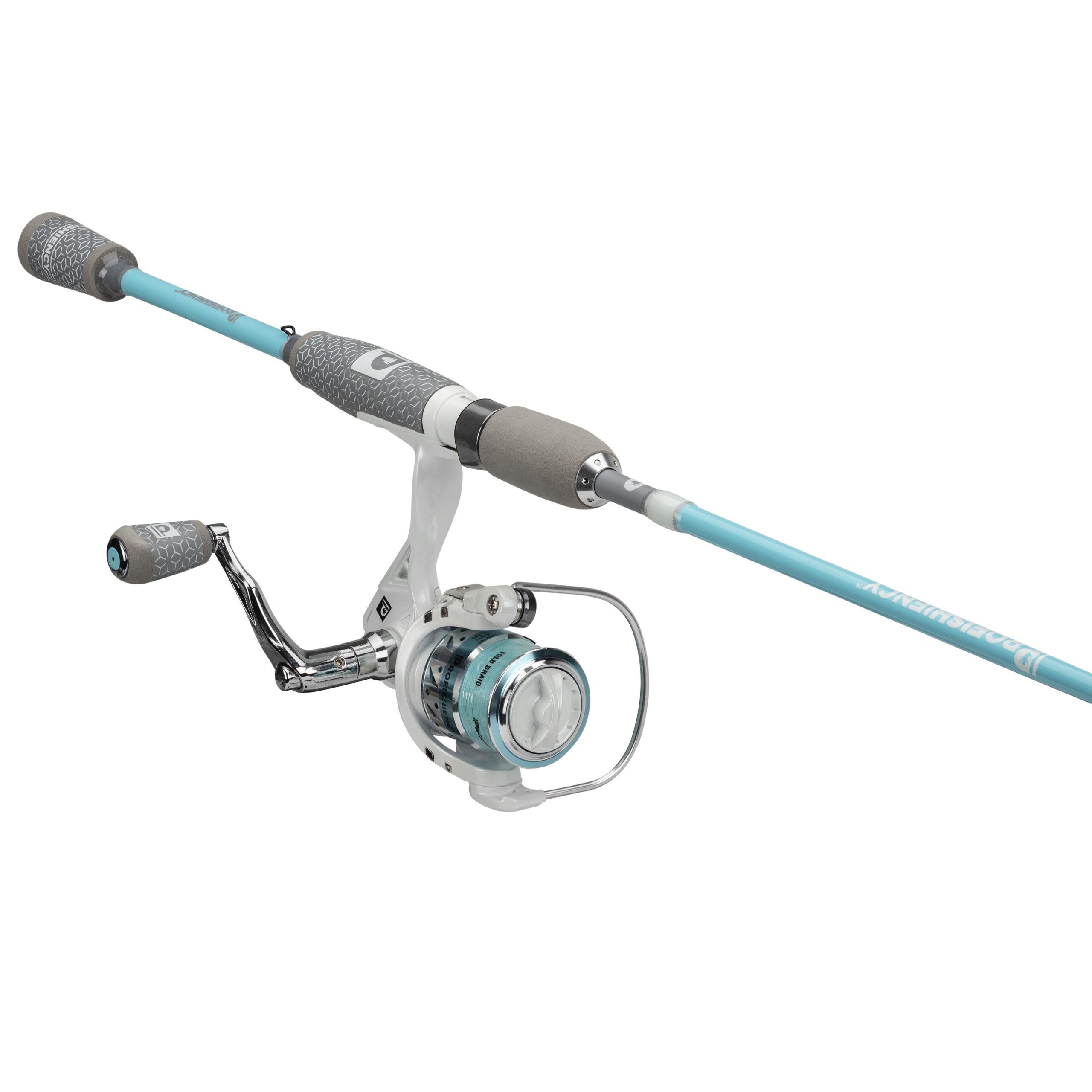 ProFISHiency: 5' High Viz Micro Spinning Combo | 1+1 Bearings |Soft Padded  Handle and Foregrip | Micro Spinning Reel w/ 5.2:1 Gear Ratio | Foldable