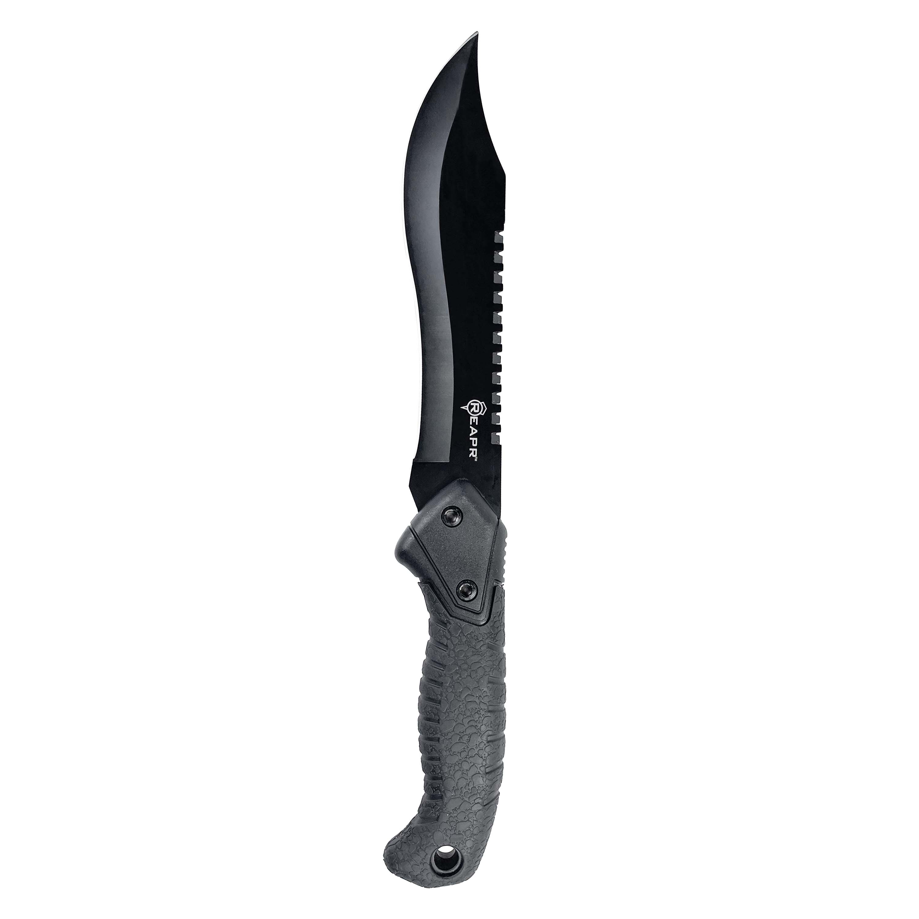 opplanet reapr tac bowie fixed blade knife 7in 3cr13 stainless steel black black ctlr 012 blk rpr main