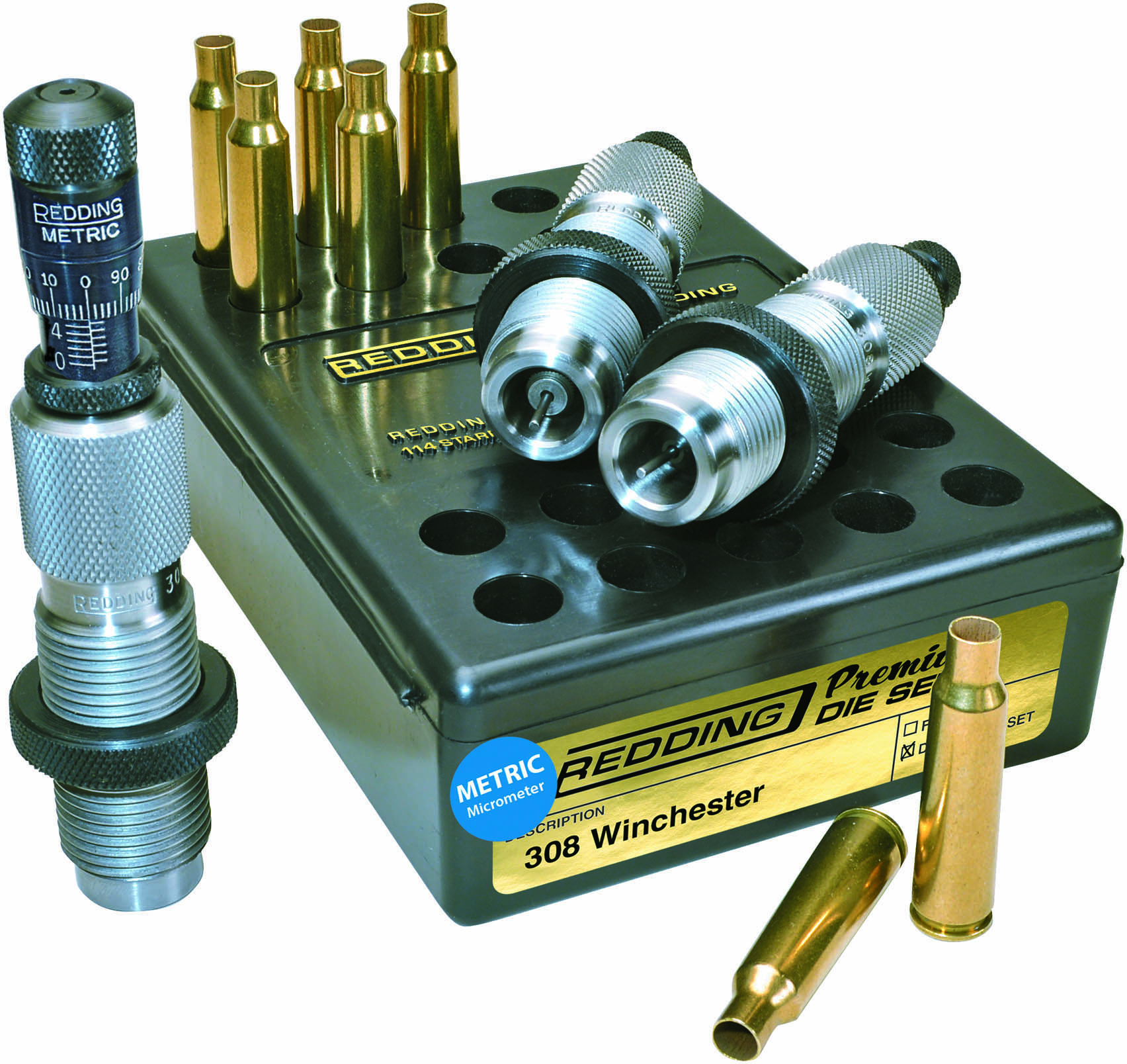 Redding Reloading Metric Deluxe Die Set