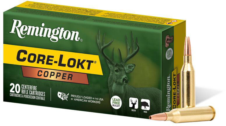 Remington Core-Lokt .243 Winchester 85 Grain Copper HP Brass Cased Rifle Ammunition