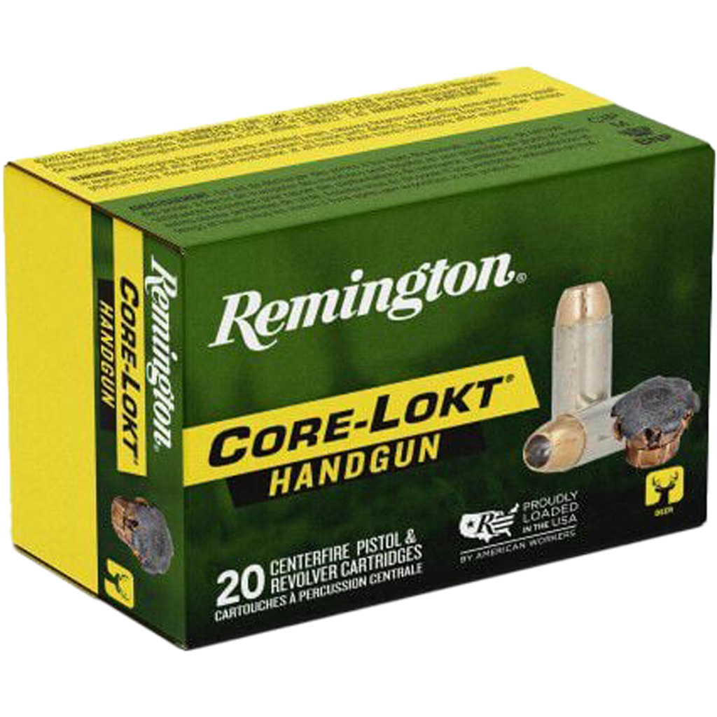 Remington Golden Saber Defense 357 Magnum 1800 Grain Core-Lokt Semi-Jacketed Hollow Point Pistol Ammunition