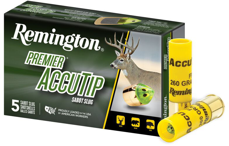 Remington Accutip Muzzleloader .50 Caliber 260 Grain Sabot Slug Rifle Ammunition