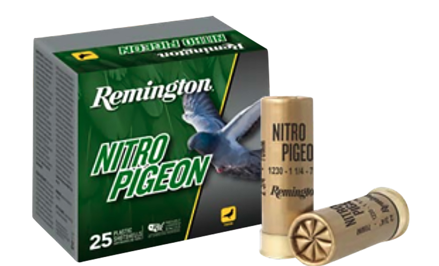 opplanet remington ammunition r28681 nitro pigeon 12 gauge 2 75 25 per box 10 case m