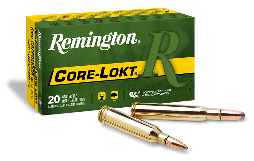 Remington 6.5 Creedmoor 129 Grains Core-Lokt Tipped Brass Cased