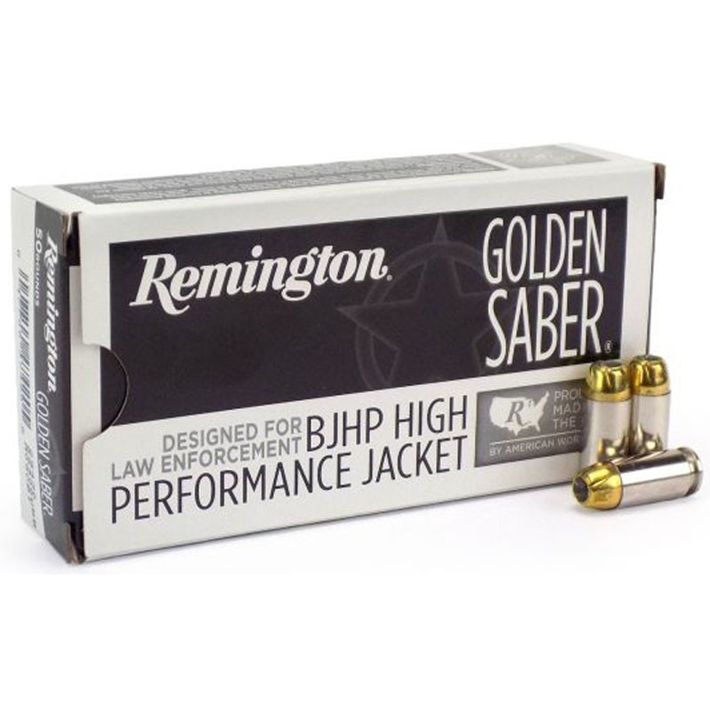 Remington Premier Golden Saber 9mm Luger 147 Grain BJHP Brass Case Pistol Ammunition