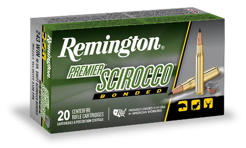 Remington Premier Scirocco Bonded .270 Winchester 130 Grain Swift Scirocco Bonded Centerfire Rifle Ammunition