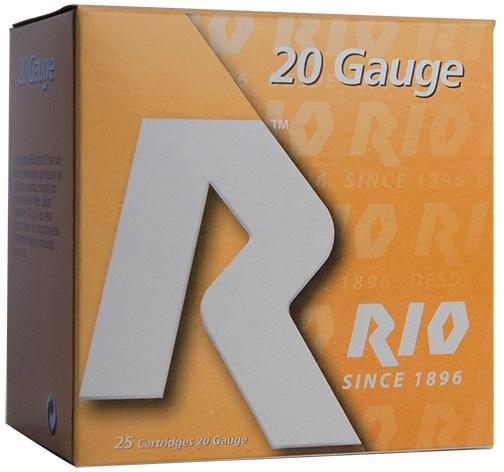 RIO Ammunition Small Game Load Shotshell 20 ga 3in MAX 1-1/4 oz Size 5 1250 fps