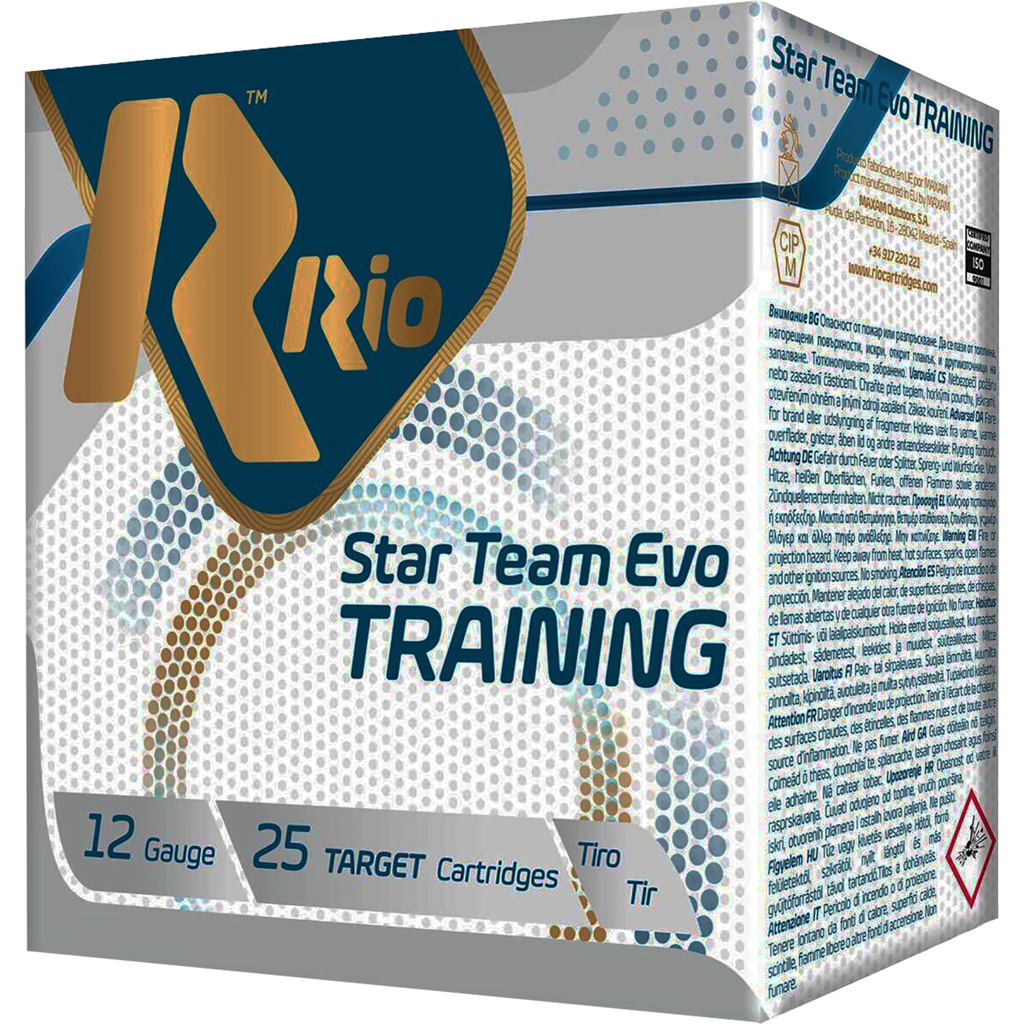 RIO Ammunition Star Team Training 24 12ga 2-3/4in 1340fps 7/8oz Size 9