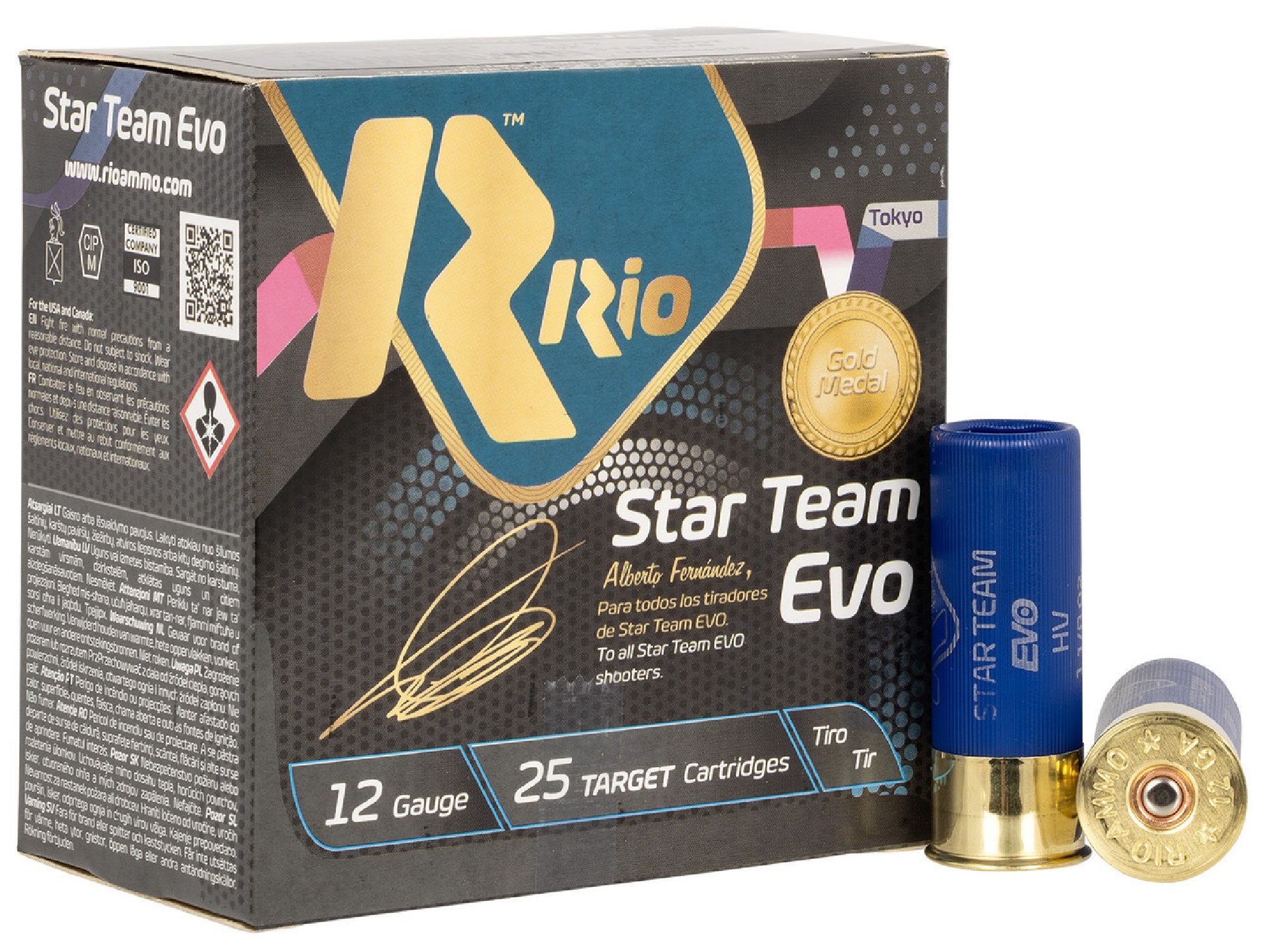 Rio Ammunition STT32LR75 Team Target 12 Gauge 2.75" 1 1/8 Oz
