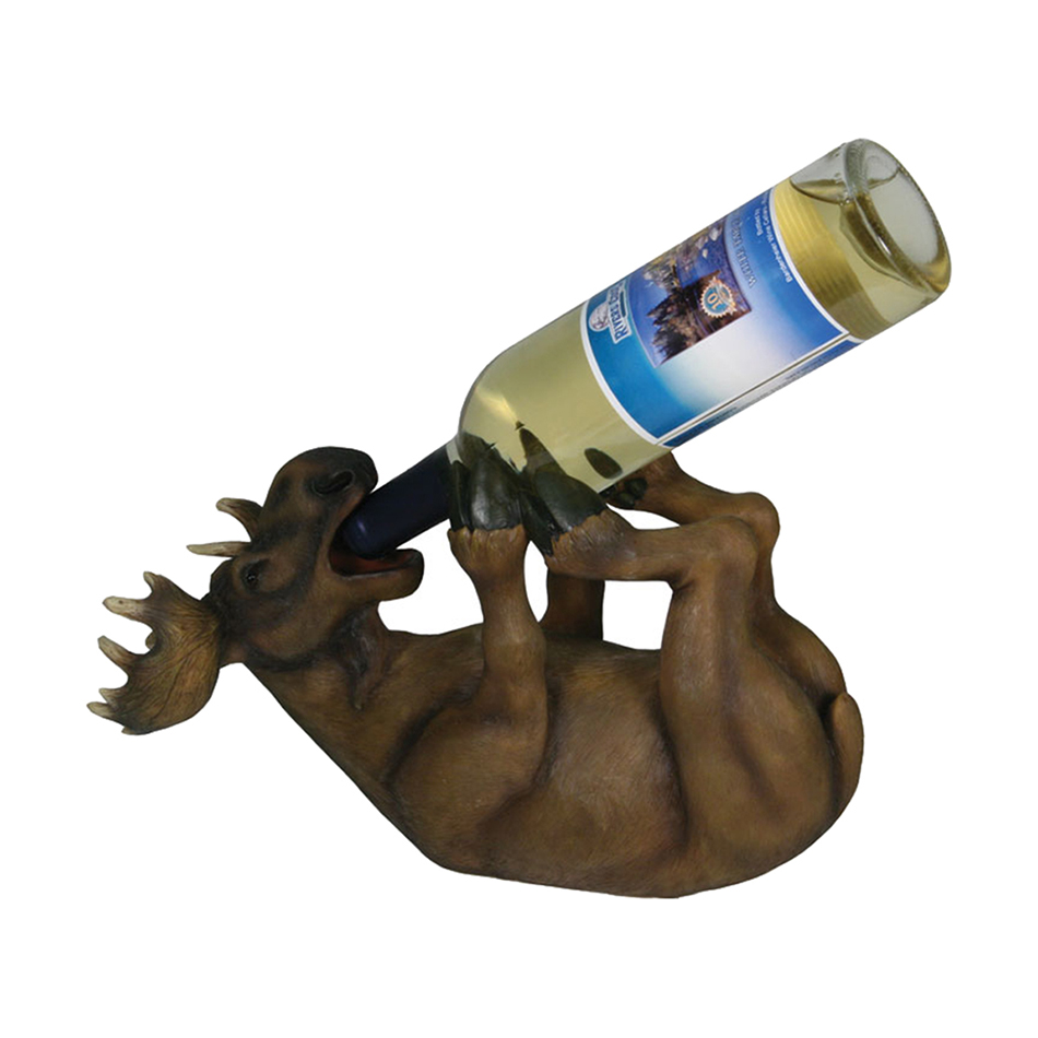 River's Edge Moose Wine Bottle Holder 927