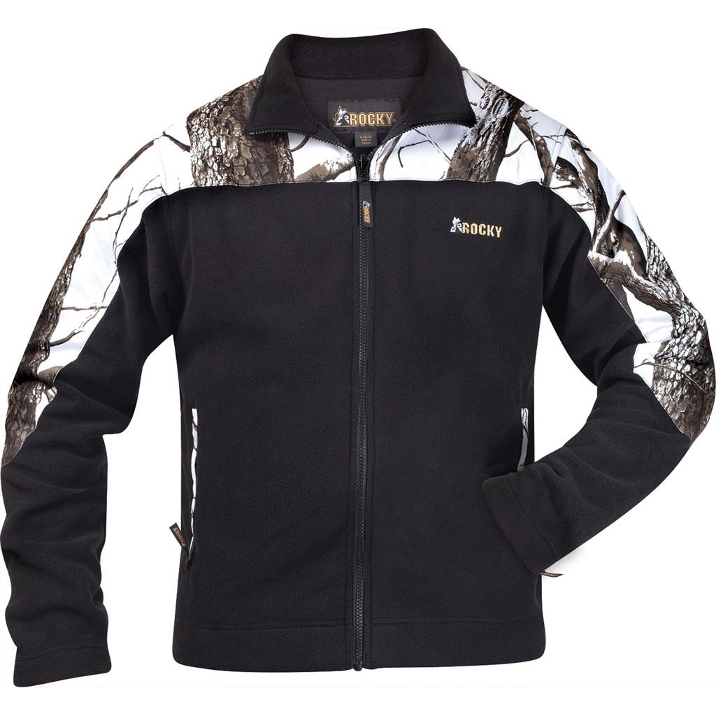 White camo outlet fleece jacket