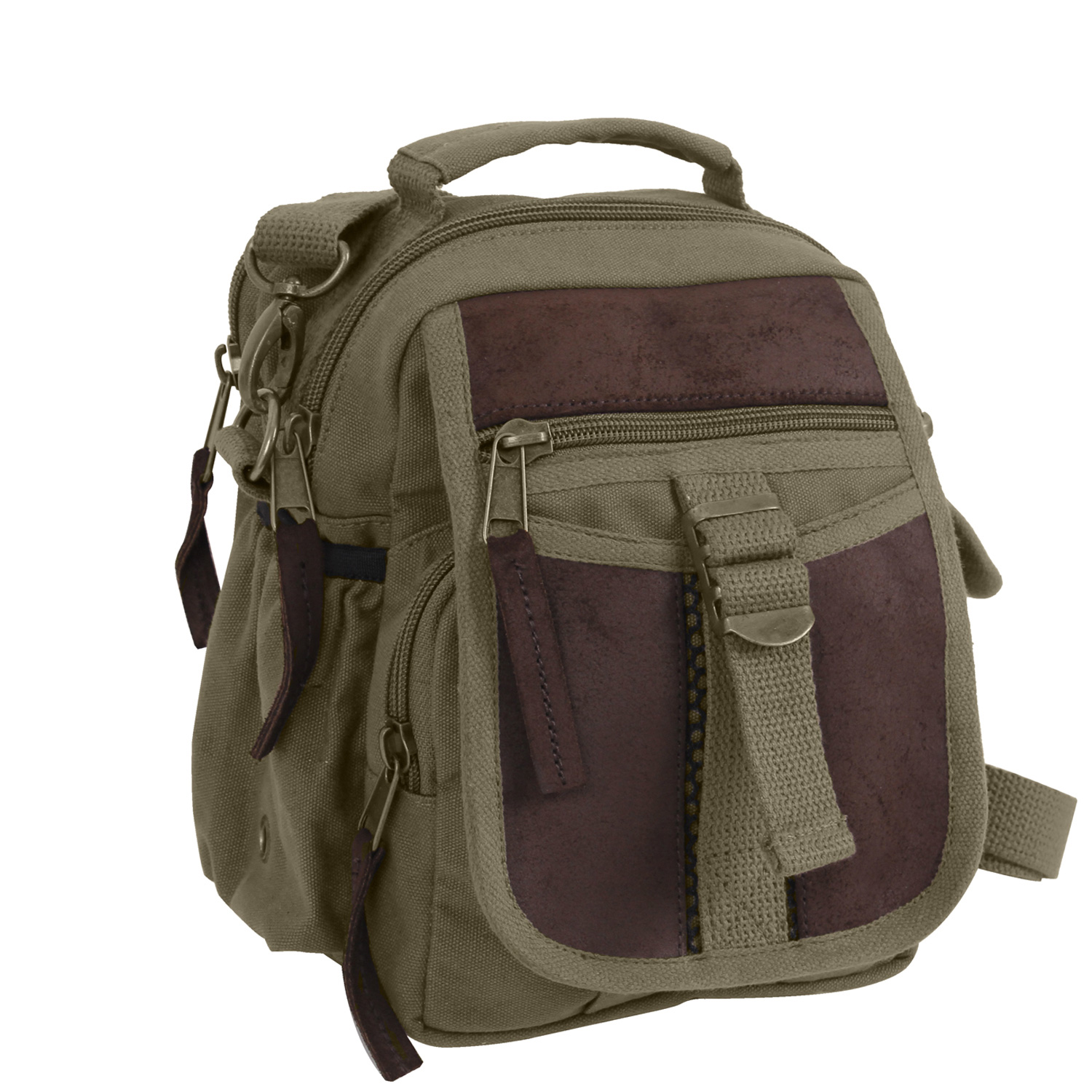 canvas travel shoulder bag