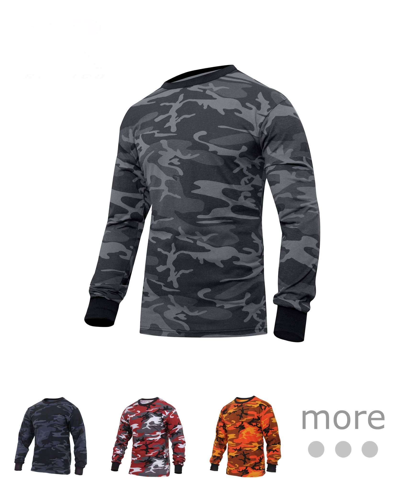 Rothco Long Sleeve Colored Camo T-Shirt