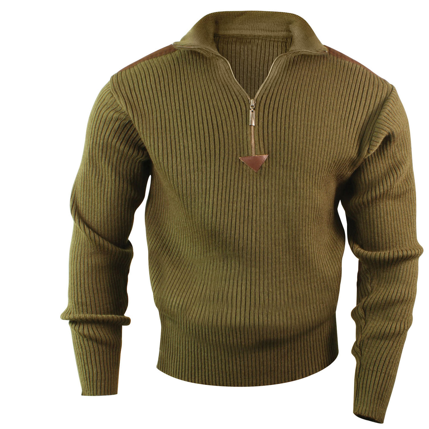 rothco quarter zip acrylic commando sweater