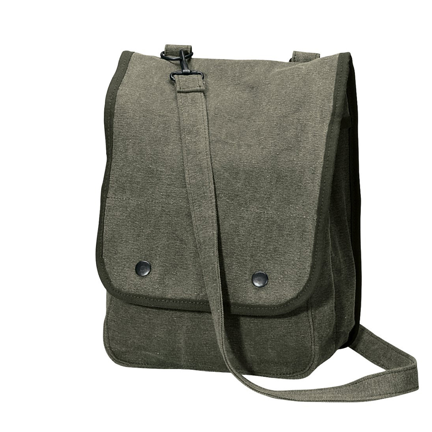 ROTHCO Deluxe Vintage Canvas MESSENGER Bag OLIV DRAB