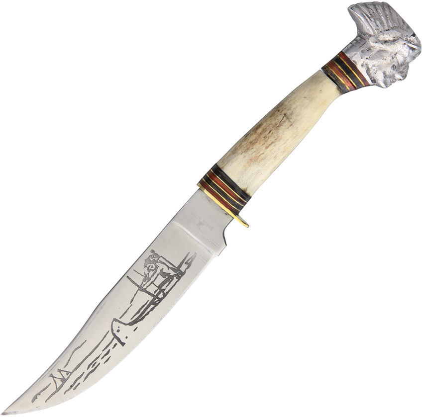 Rough Ryder Indian Fixed Blade Knife