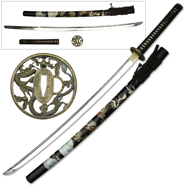 Ryumon - Hand Forged Samurai Sword with Cleaning Kit - RY-3200