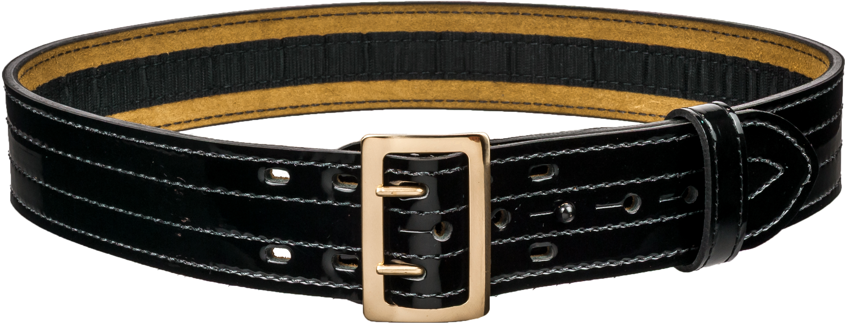 9B Style Waist 40 Safariland 87V Suede Lined Belt w/ Hook & Loop Black