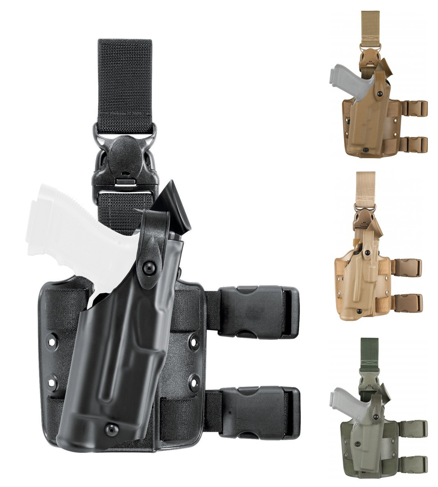 Safariland 6390 RDS ALS Mid-Ride Level I Retention Duty Holster for SIG  P320 M17 with SF X300 / M3 / TLR-1 / APL Flashlight ( RMR / Docter Optic )