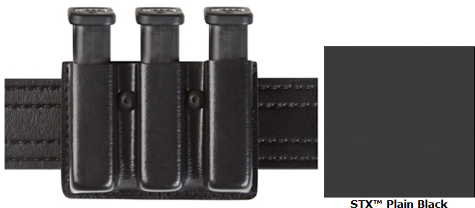 Safariland 775-383-41 Open Top Triple Mag Pouch STX Plain For Glock 20 