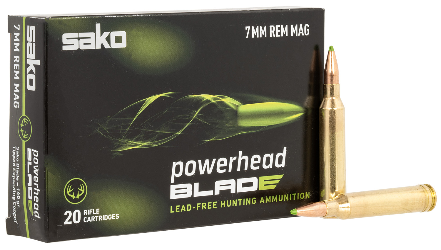 Sako PowerHead Blade 7mm 140 Grain Rifle Ammunition