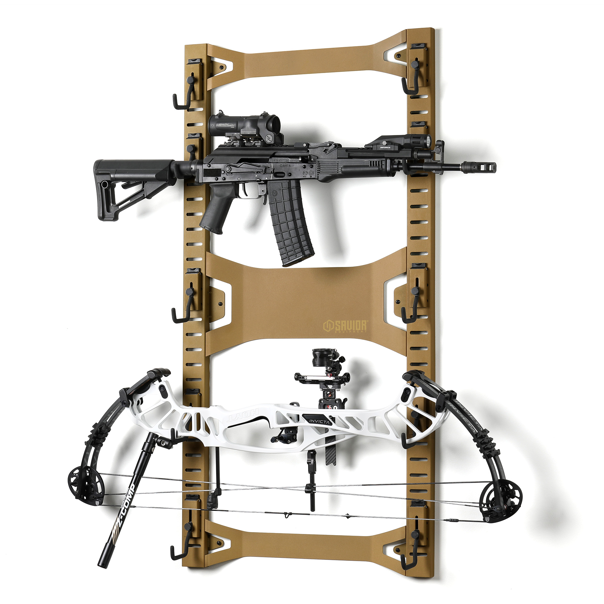 Angle Adjustable Rifle Wall Rack - 3 Slots – Savior Equipment