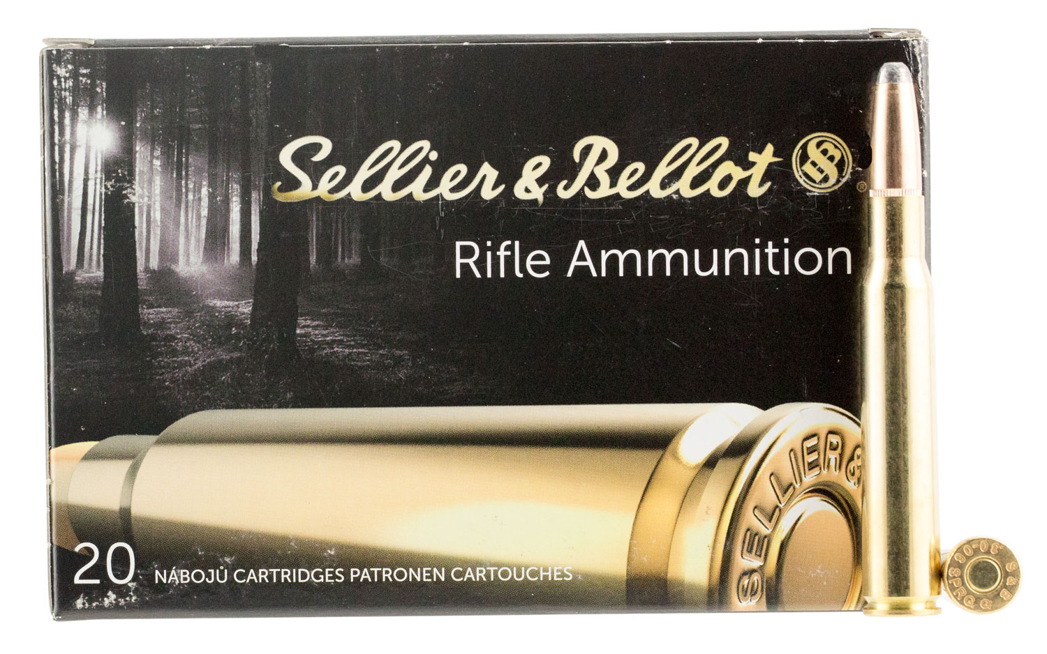 Sellier & Bellot 30-06 Springfield 180 Grain Soft Point Rifle Ammunition