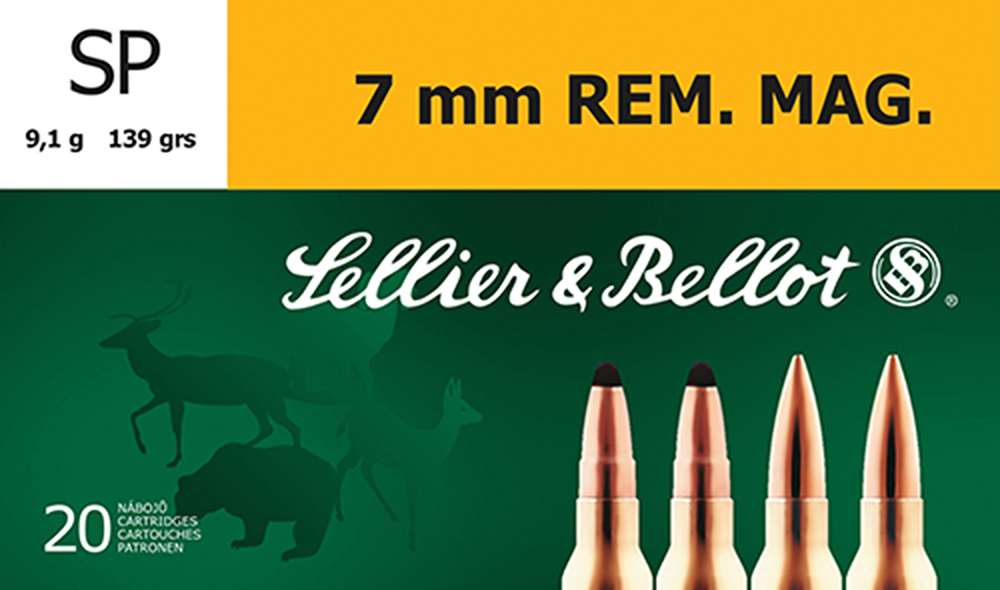 Sellier & Bellot 7mm Remindton Magnum 140 Grain Soft Point Rifle Ammunition