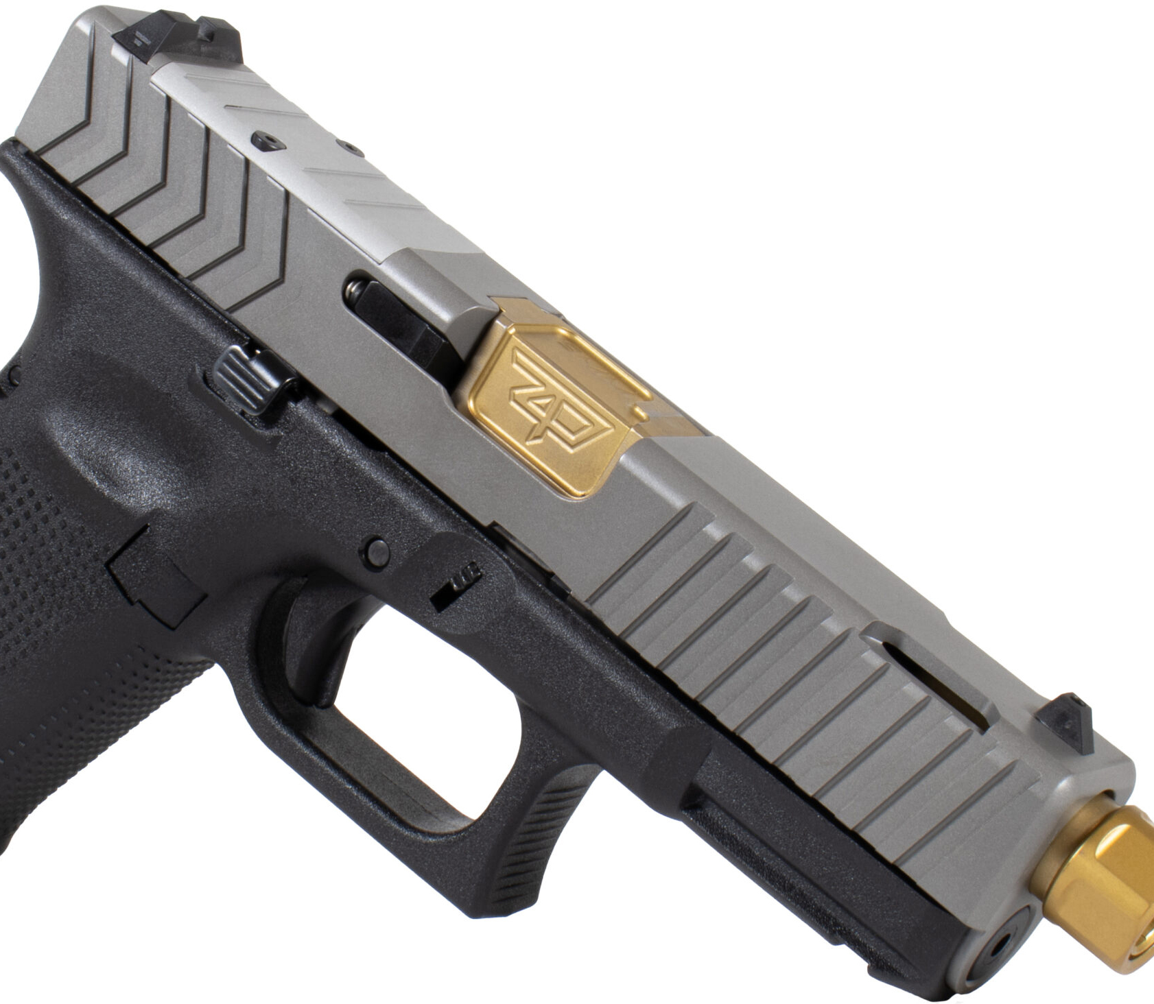 Shark Coast Tactical Taser Custom Stripped Pistol Slide