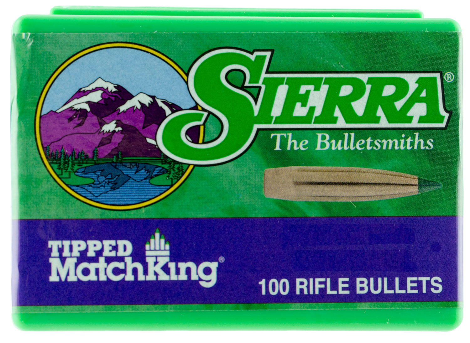 Sierra 6.5mm Caliber 130 Grain Tipped MatchKing Rifle Bullets