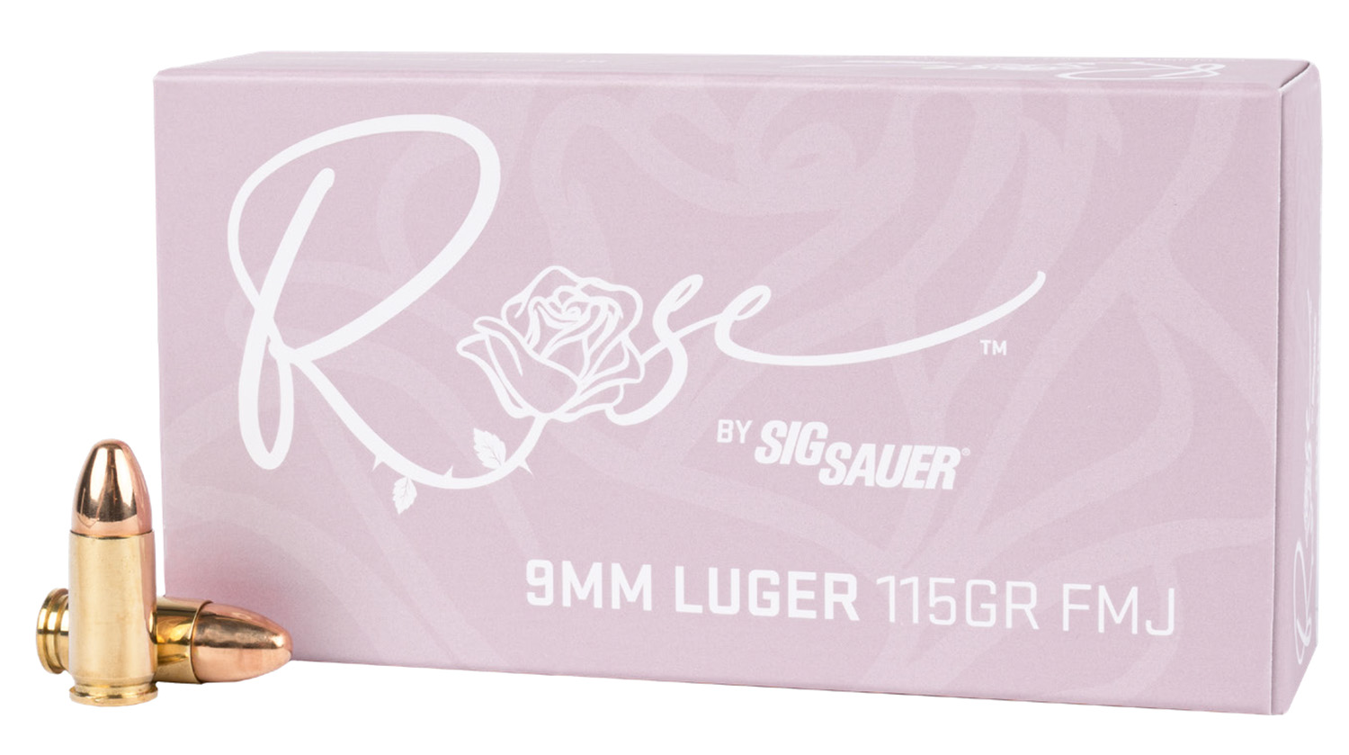 SIG SAUER Rose 9mm 115 Grain Full Metal Jacket Pistol Ammunition