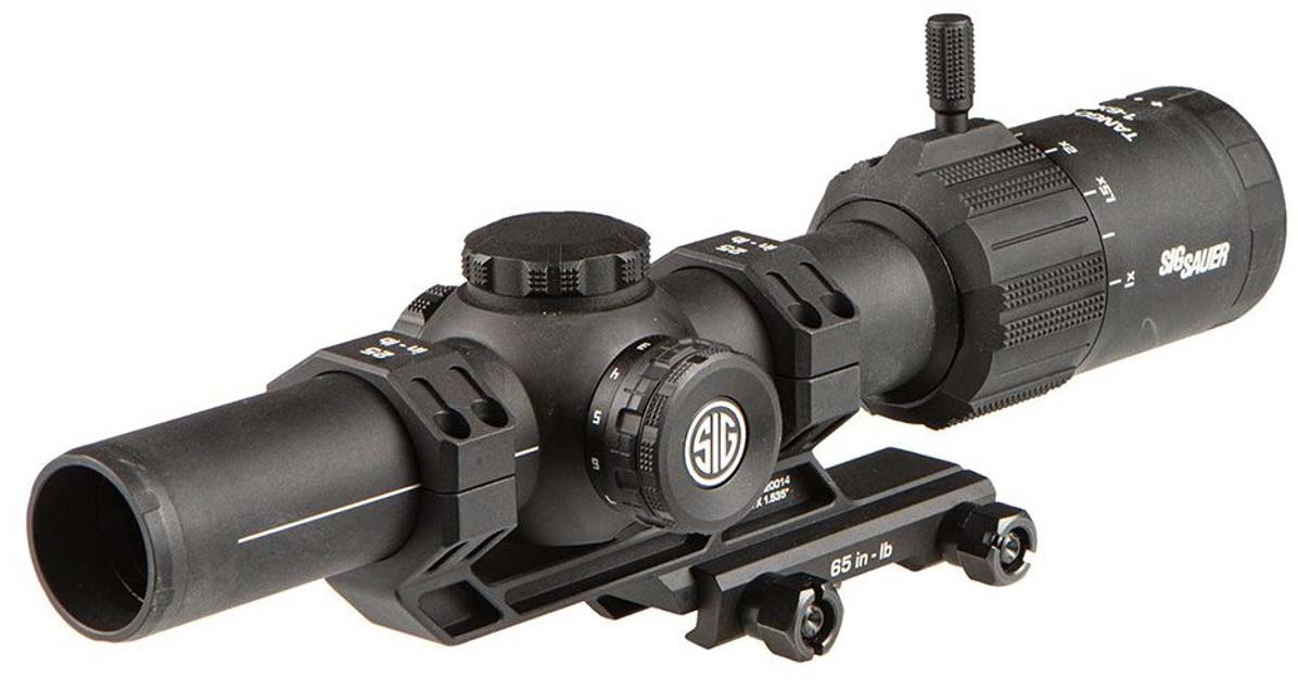 Sig Sauer Tango MRS 1-6X24mm Rifle Scope, 30mm Tube, First Focal 