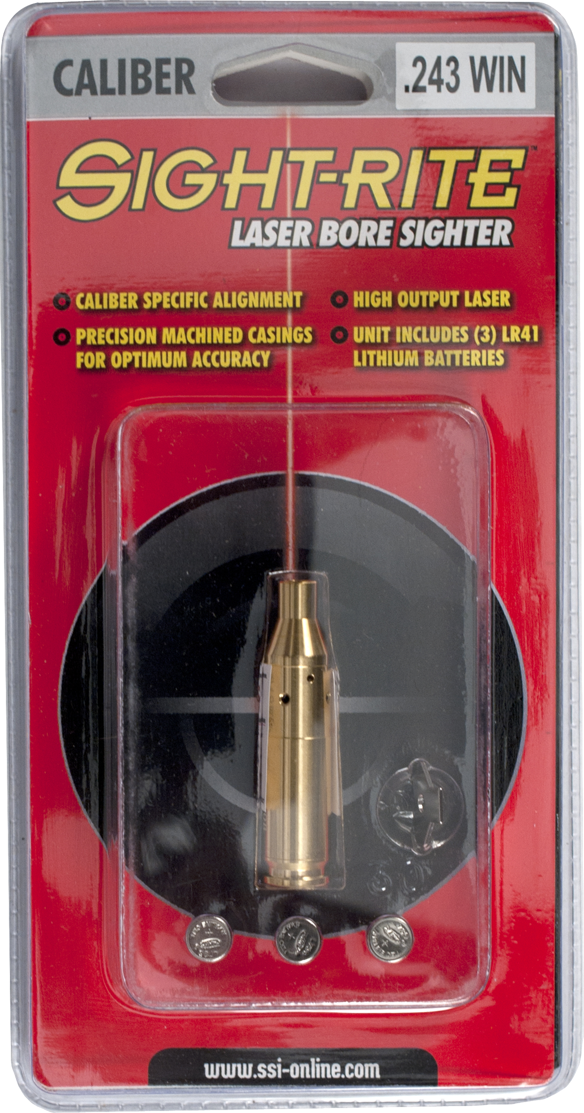 9mm SSI Sight-Rite Chamber Cartridge Laser Bore Sighter 