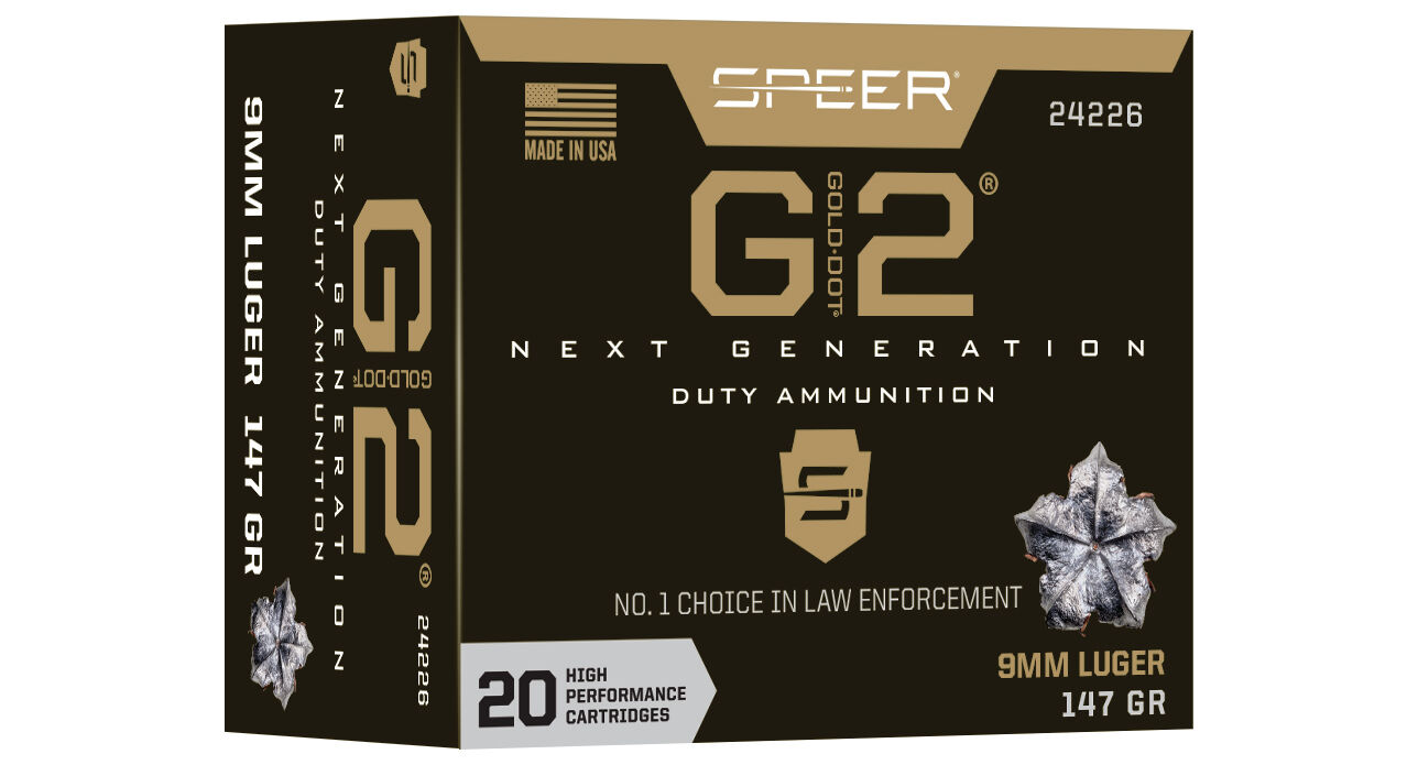 Speer Gold Dot 9 mm Luger 147 Grain Gold Dot G2 Centerfire Pistol Ammunition