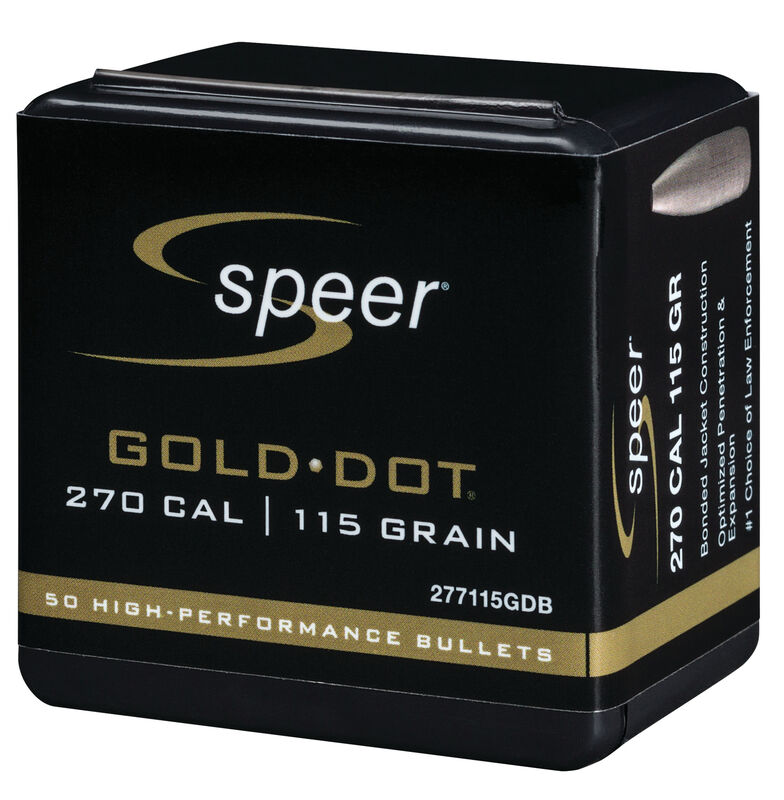 Speer Gold Dot .277 Cal 115Gr Rifle Component Bullet