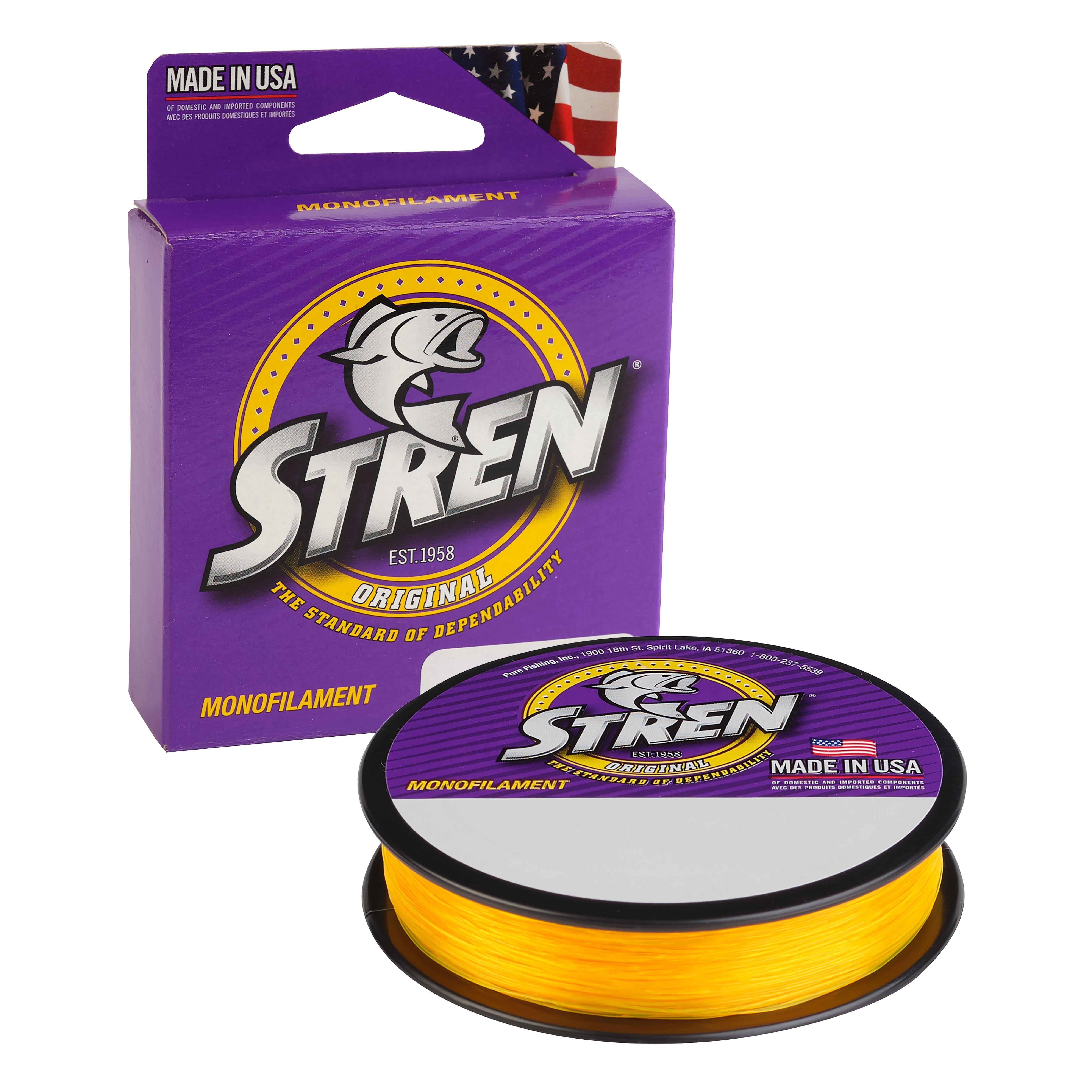 Stren Original Hi Vis Gold Monofilament Line 8lb
