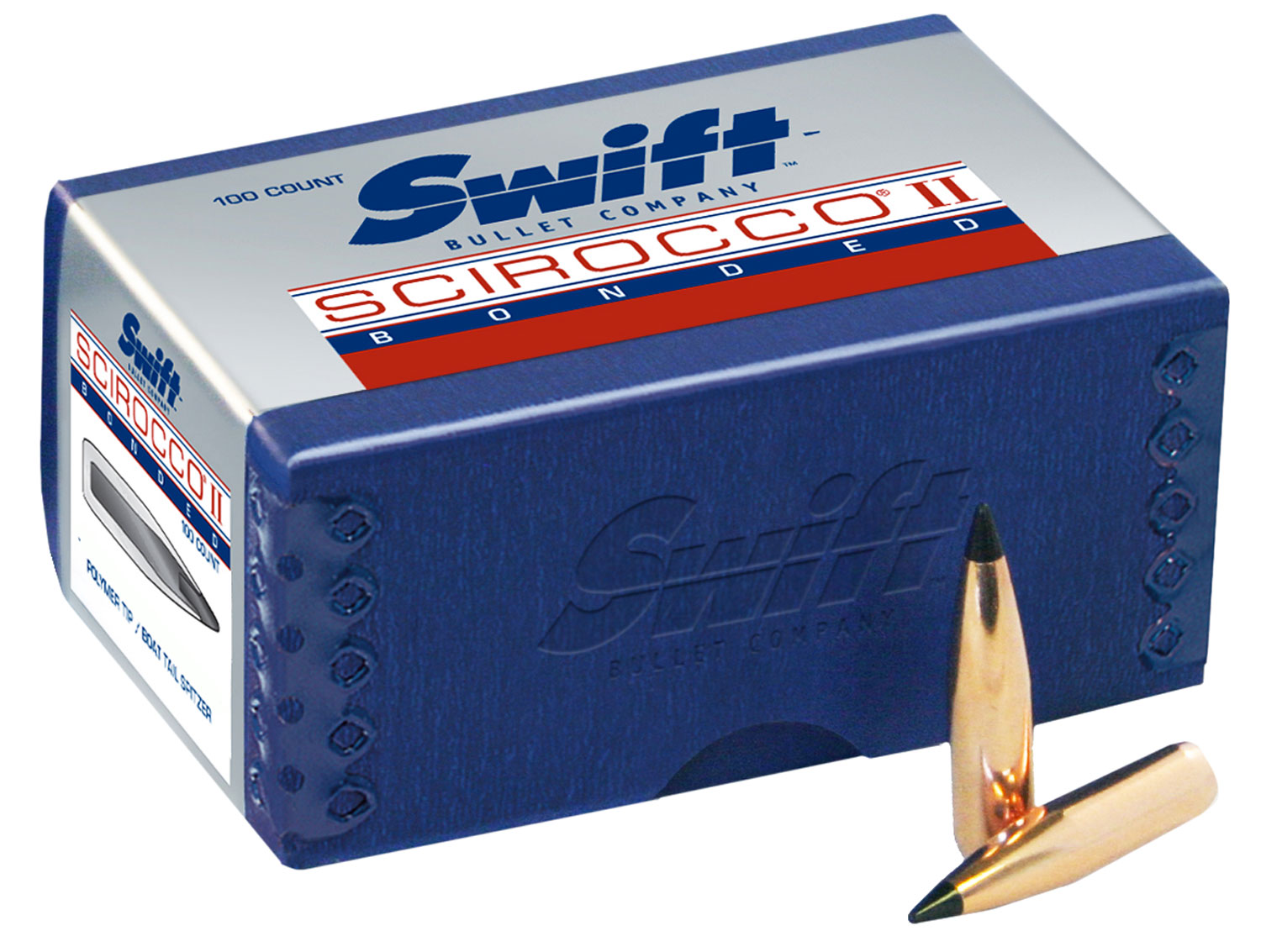 Swift 821506 Scirocco II 30 Caliber .308 150 GR Spitzer Boat Tail (SBT) 100 Box