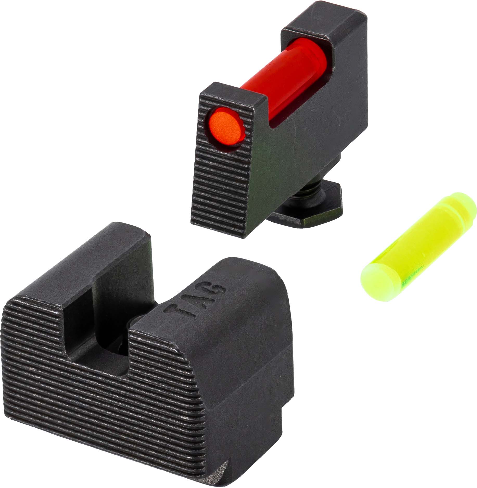 Tag Precision Glock Slim TSH OR Pistol Sights Fiber Optic