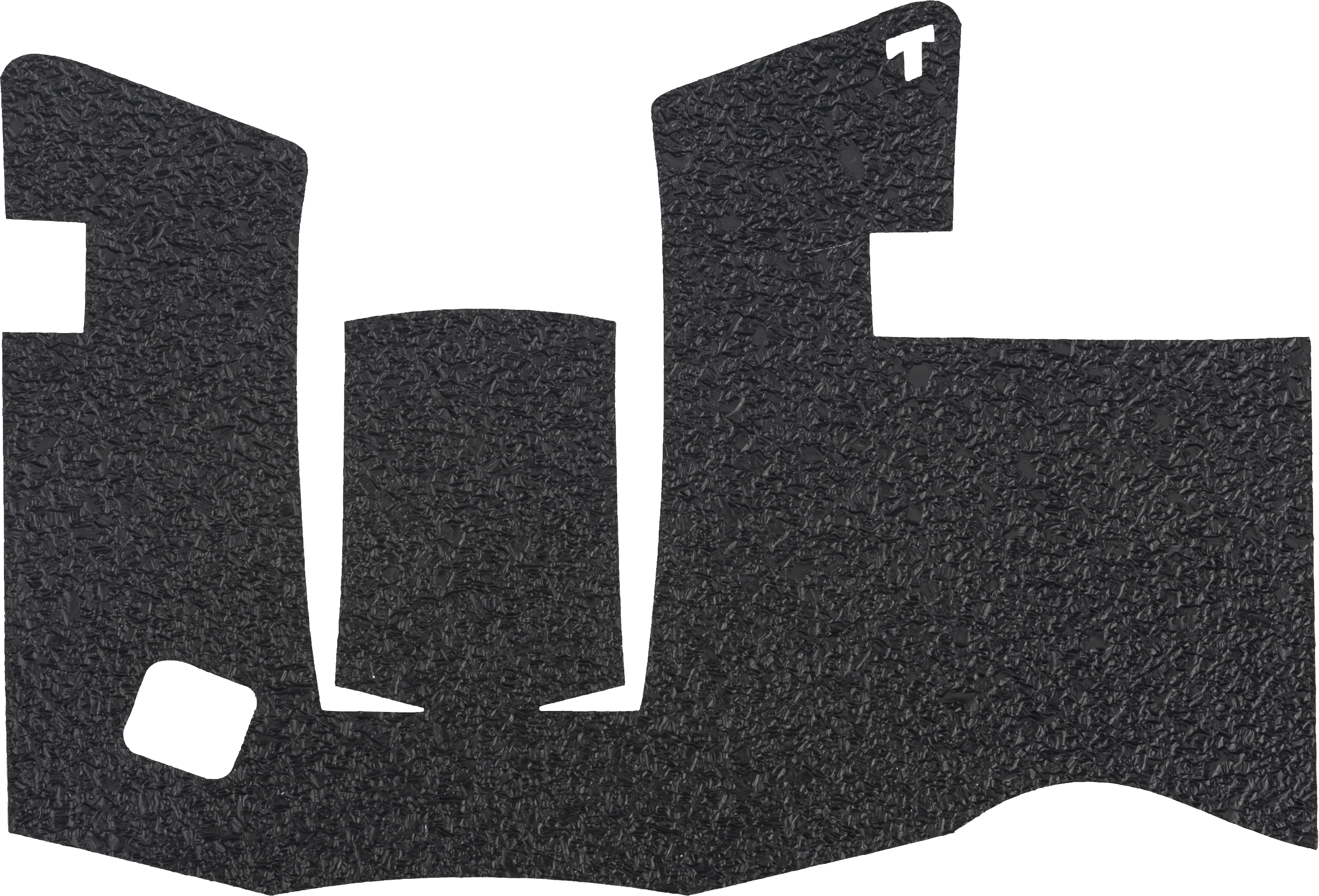Talon Grips 385R Adhesive Grip Compatible With Glock 48/43X Textured Rubber Bla