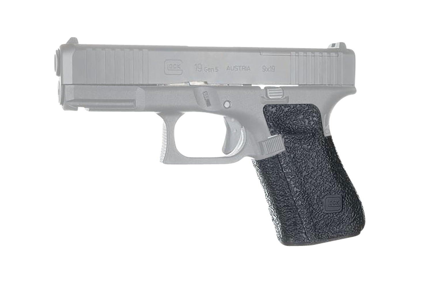 Talon Grips EV02R Adhesive Grip Textured Black Rubber, Fits Compact Glock Gen 5