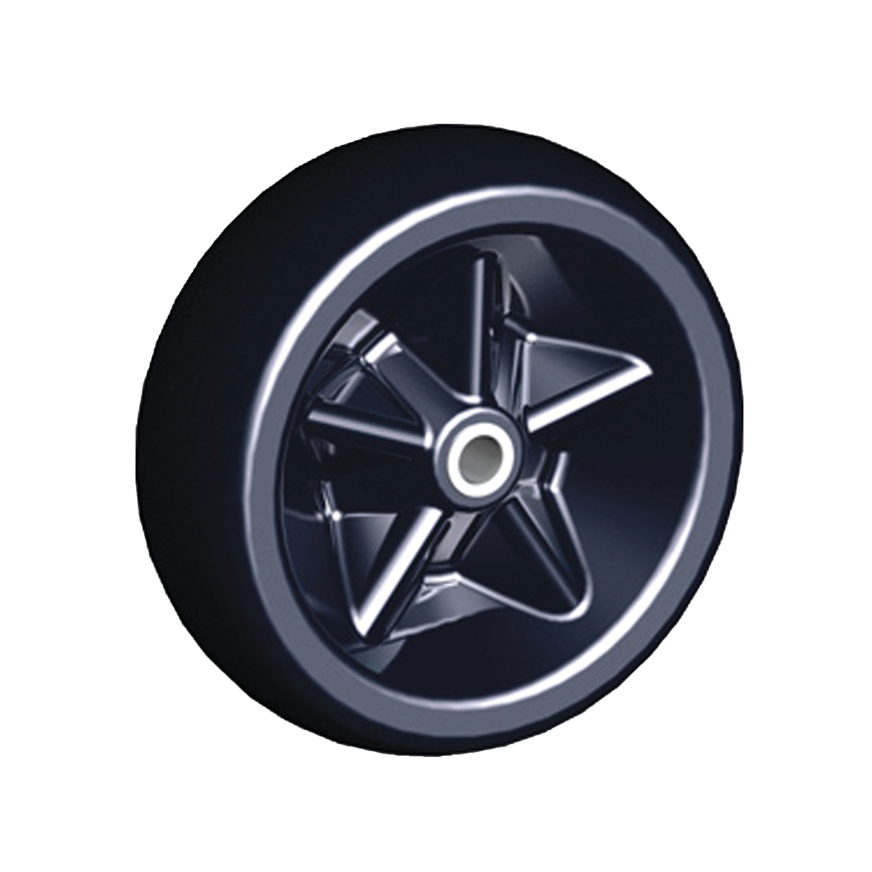 Rolling wheels. Rigid Flywheel.