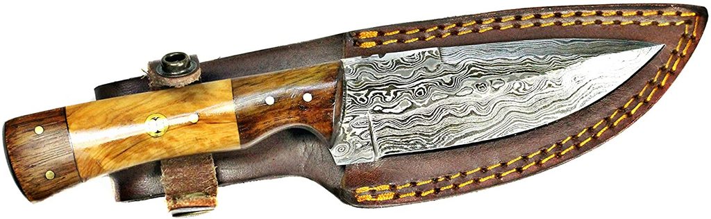 Titan Damascus Steel Fixed Knife TD-087