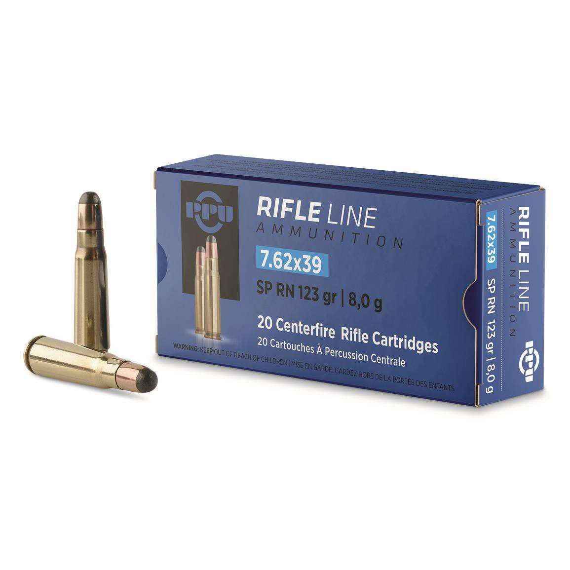 TR&Z PP739P Metric Rifle Rifle Line 7.62x39mm 123 Gr Pointed Soft Point (PSP)